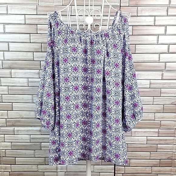 Le Lis cold shoulder top Size L - Picture 1 of 11